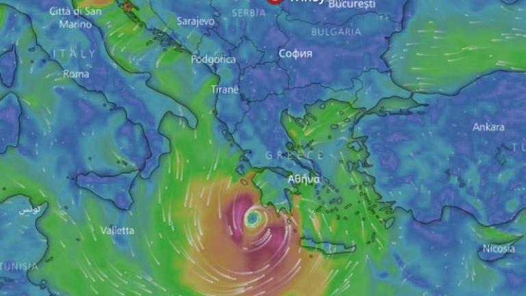 Κυκλώνας Ζορμπάς: Δείτε LIVE το πέρασμά του από την Ελλάδα 
