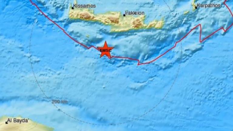 Διπλός σεισμός στην Κρήτη 