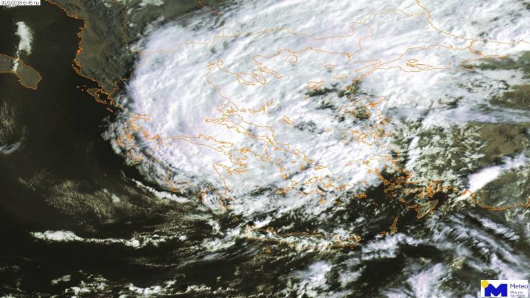 Κυκλώνας Ζορμπάς: Η εξέλιξή του τις επόμενες ώρες 