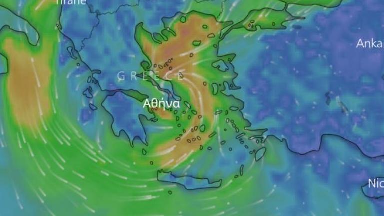 Κυκλώνας Ζορμπάς: Δείτε LIVE που βρίσκεται τώρα 