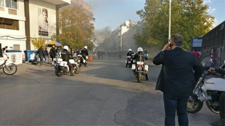 Επεισόδια λίγο πριν από την σέντρα του ΠΑΟΚ-Άρης (ΦΩΤΟ-ΒΙΝΤΕΟ)