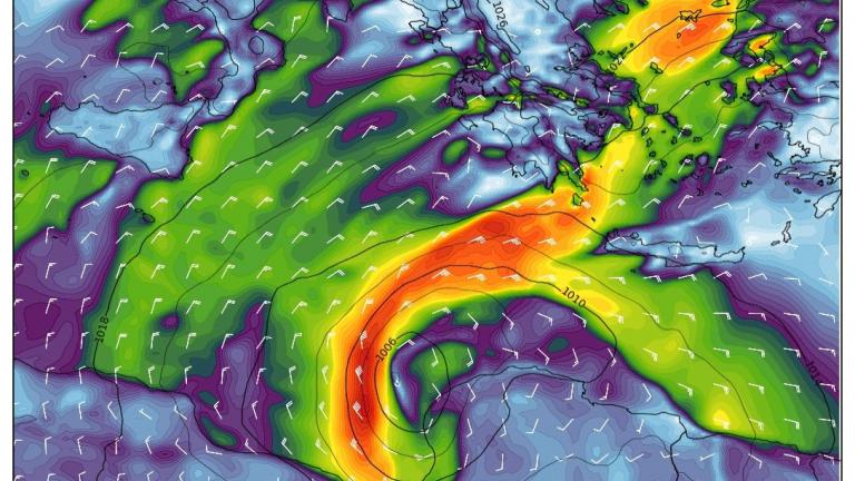 Μεσογειακός κυκλώνας: Δείτε LIVE τον καιρό στην Ελλάδα από δορυφόρο