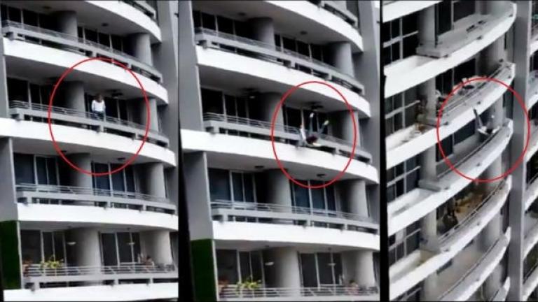 Ανατριχιαστικό βίντεο: 27χρονη έπεσε από τον 27ο όροφο ενώ έβγαζε selfie
