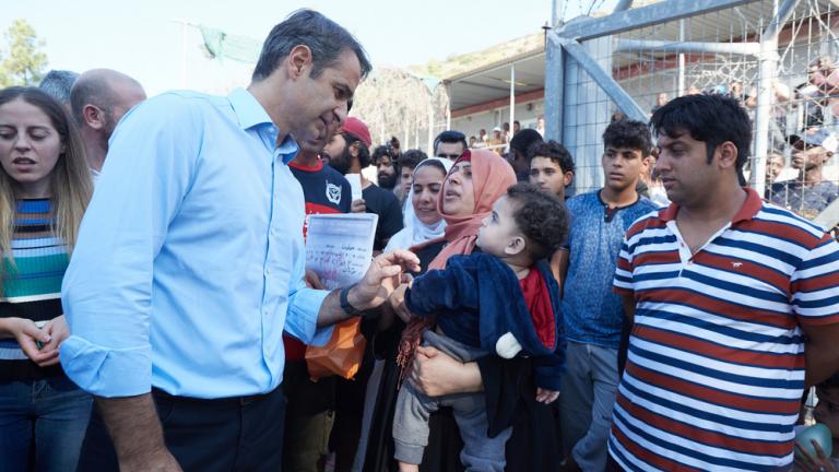 Κυρ. Μητσοτάκης: Άθλιες οι συνθήκες για τους πρόσφυγες στο hot spot της Σάμου