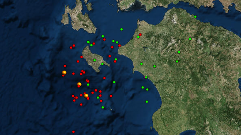 Ζάκυνθος: Τέσσερις δυνατοί μετασεισμοί σε διάστημα 28 λεπτών