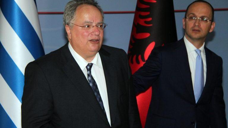 Με ανάρτηση στον προσωπικό του λογαριασμό στο twitter ο υπουργός Εξωτερικών της Αλβανίας, Ντιτμίρ Μπουσάτι, ευχαριστεί τον Νίκο Κοτζιά