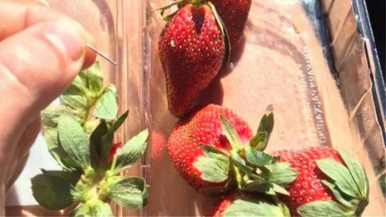 Αυστραλία:Συνελήφθη γυναίκα για τις βελόνες στις φράουλες 