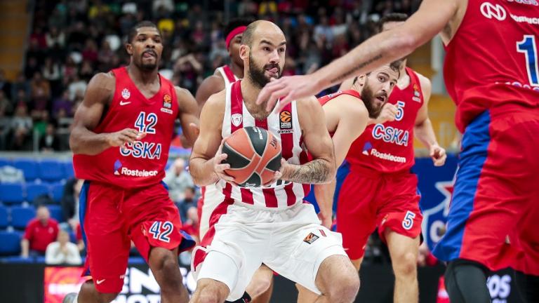 ΤΣΣΚΑ Μόσχας-Ολυμπιακός 69-65: Δεν άντεξαν οι "ερυθρόλευκοι"