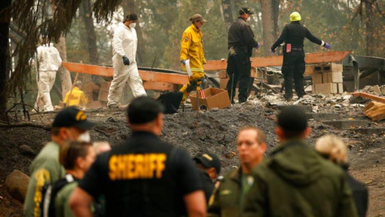Στους 71 οι νεκροί και πάνω από 1.000 αγνοούμενοι από την πυρκαγιά στην Καλιφόρνια