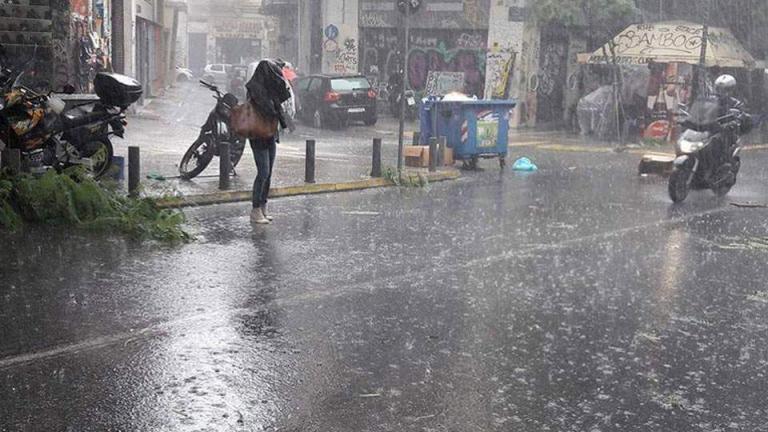 Καιρός της Τετάρτης (28/11/2018) με βροχές, καταιγίδες, πτώση της θερμοκρασίας και... χιόνια