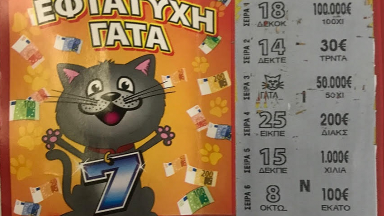 Κοζάνη, Ναύπακτος και Κρήτη είναι τα τρία τελευταία μέρη της Ελλάδας, όπου «χτύπησε» το ΣΚΡΑΤΣ με μεγάλα έπαθλα