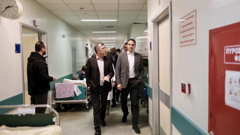 Ξαφνική επίσκεψη στο Αττικό Νοσοκομείο πραγματοποίησε νωρίς το βράδυ της Πέμπτης (17/1)  ο Πρόεδρος της Νέας Δημοκρατίας-Τι είδε 
