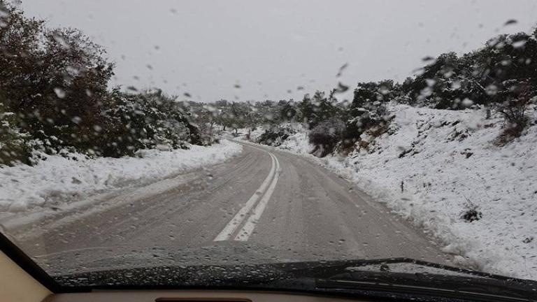 Κακοκαιρία «Σοφία»: Αποκαταστάθηκε η κυκλοφορία των φορτηγών στην νέα εθνική οδό Αθηνών - Λαμίας, από τα διόδια των Αφιδνών