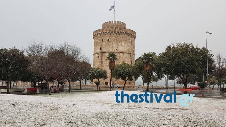 Κακοκαιρία «Σοφία»: Στα λευκά ντυμένη η Θεσσαλονίκη - Θα χιονίσει και μετά το μεσημέρι