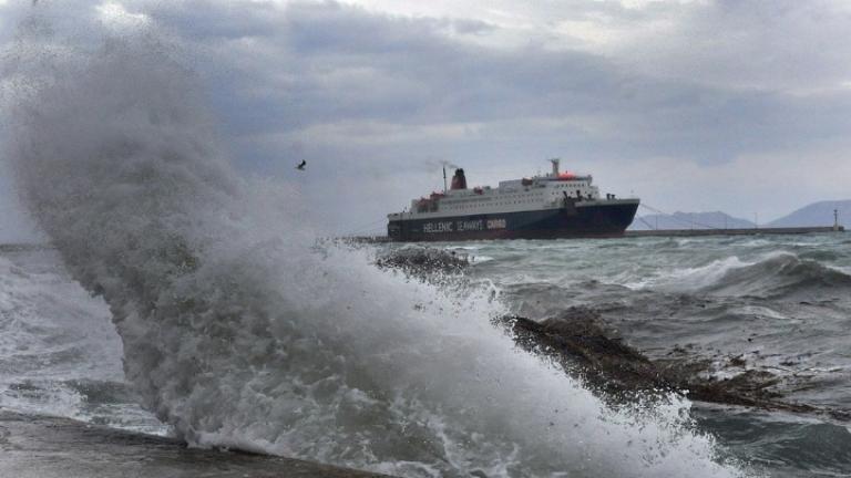 Απαγορευτικό απόπλου λόγω των ισχυρών ανέμων