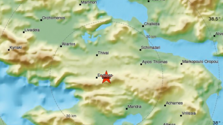 Σεισμός τώρα: Σεισμική δόνηση ταρακούνησε πριν από μερικά λεπτά την Αθήνα, αλλά και την Βοιωτία
