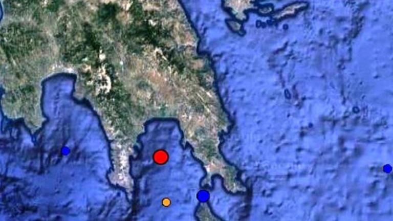 Δεν έχουν αναφερθεί τυχόν ζημιές από τον σεισμό που σημειώθηκε το βράδυ της Κυριακής (17/2) στην Λακωνία