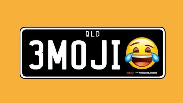 Emoji στις πινακίδες κυκλοφορίας του αυτοκινήτου σας