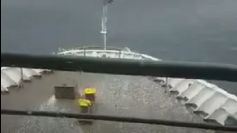 Υδροστρόβιλος σχεδόν «κατάπιε» πλοίο στο Ιόνιο-Συγκλονιστικό βίντεο( video) 