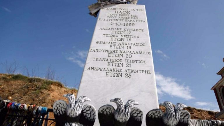 Απίστευτο: Οπαδοί της ΑΕΛ βεβήλωσαν το μνημείο του ΠΑΟΚ στα Τέμπη