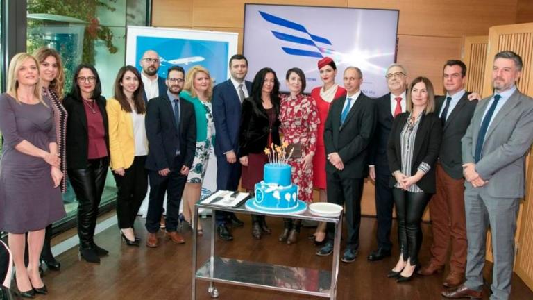 Γενέθλια για τα πέντε χρόνια πτήσεις της Ellinair και γιορτή για την συμφωνία συνεργασίας με την Aeroflot