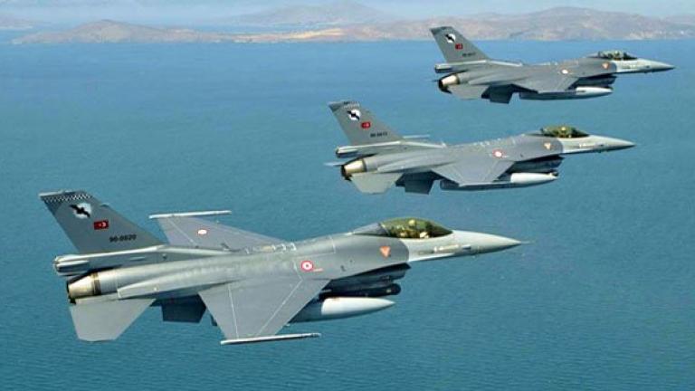 Χαμηλή υπερπτήση πάνω από την Ρω πραγματοποίησε τουρκικό μαχητικό αεροσκάφος F-16