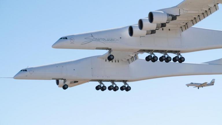 Πρώτη δοκιμαστική πτήση του Stratolaunch, του μεγαλύτερου αεροπλάνου στον κόσμο