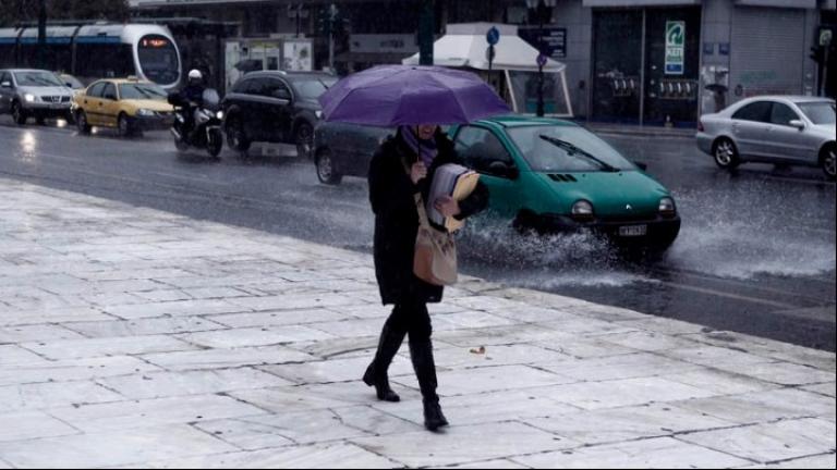 Nέο κύμα κακοκαιρίας με βροχές και καταιγίδες στις περισσότερες περιοχές της χώρας