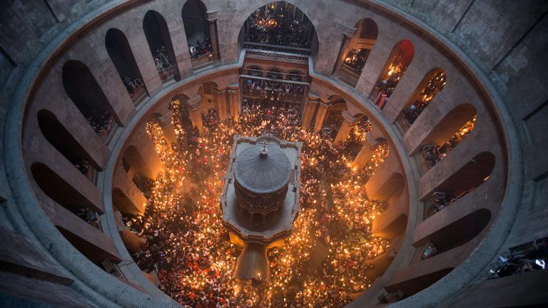 LIVE από τα Ιεροσόλυμα η τελετή αφή του Αγίου Φωτός - Το τελετουργικό