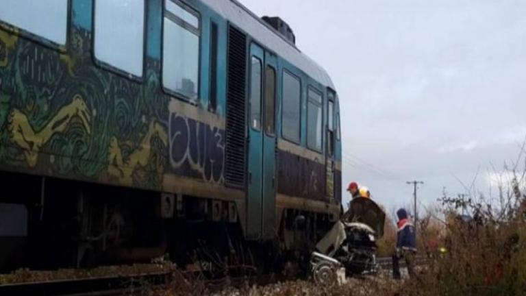 Ημαθία: Δύο νεκροί από σύγκρουση αυτοκινήτου με τρένο