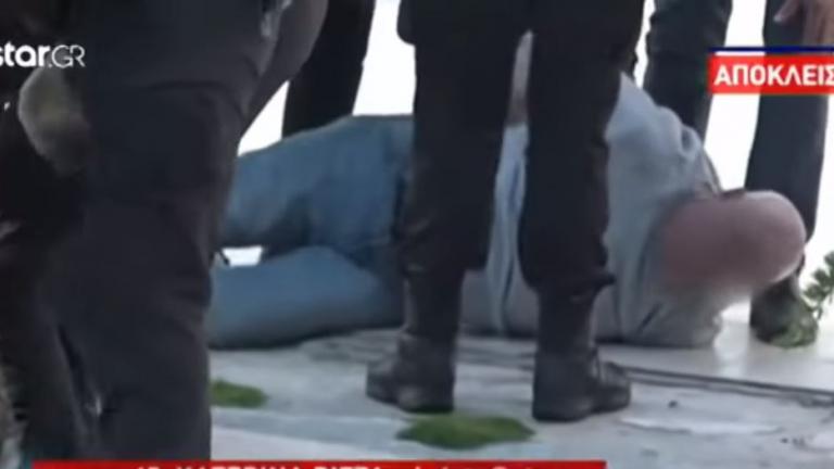 Βίντεο από τη σύλληψη του αδελφοκτόνου στο Παλαιό Φάληρο