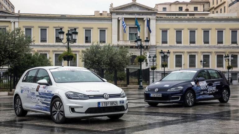 Το Volkswagen e-Golf για δεύτερη συνεχή  χρονιά θριάμβευσε στο “Hi-Tech EKO Mobility Rally 2019”
