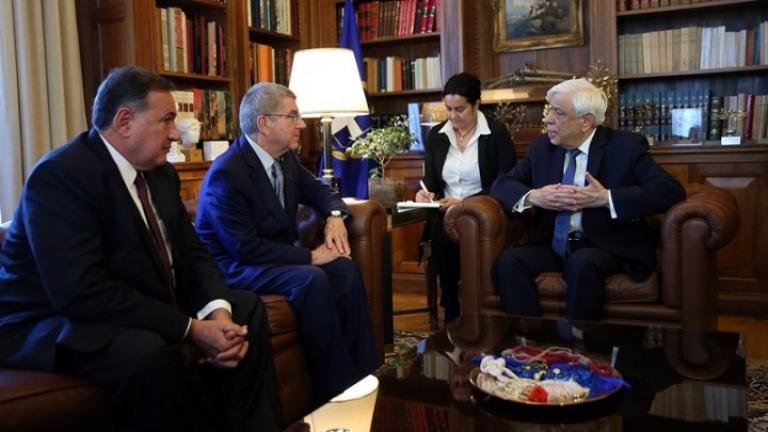 Ο Πρόεδρος της Δημοκρατίας, Προκόπης Παυλόπουλος, συναντήθηκε σήμερα με τον πρόεδρο της Διεθνούς Ολυμπιακής Επιτροπής, Τόμας Μπαχ