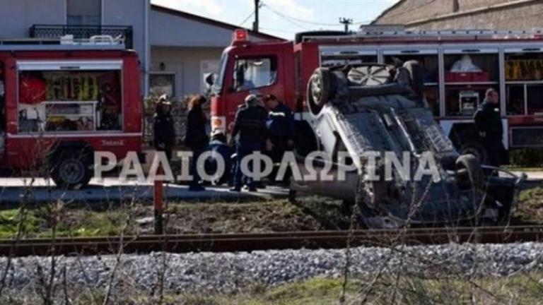 Σύγκρουση τρένου με φορτηγό στο Αμύνταιο 