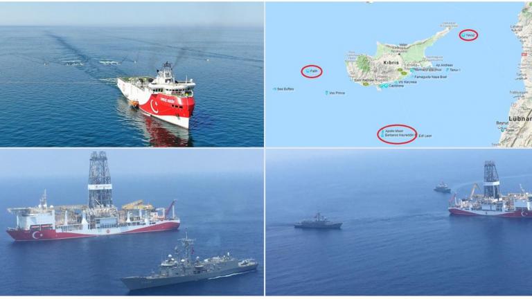 Απτόητη η Τουρκία στέλνει και τέταρτο σκάφος στην Κυπριακή ΑΟΖ
