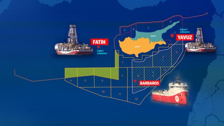 Η Άγκυρα απειλεί Total, ENI για ΑΟΖ: Αν παραβιάσετε τη "γαλάζια πατρίδα" θα αμυνθούμε