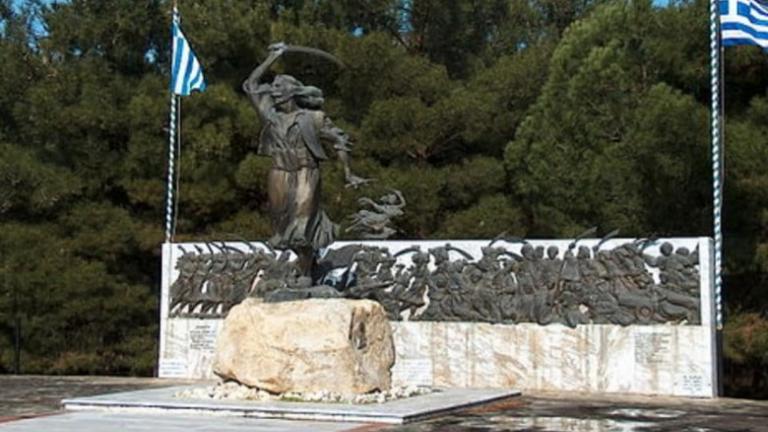 Έκλεψαν την μπρούτζινη αναπαράσταση της Μάχης των Βασιλικών από το μνημείο του καπετάν Χάψα