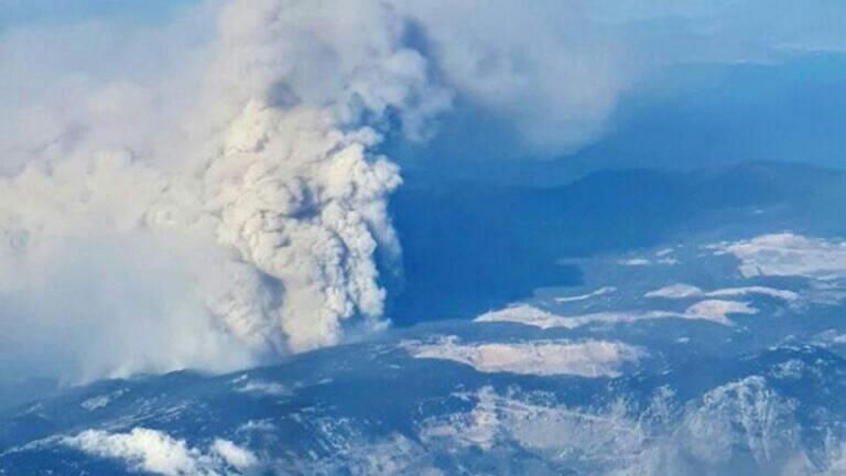 Φωτιά τώρα: Καίει πευκοδάσος Natura η φωτιά στην Εύβοια - Αποπνικτική η ατμόσφαιρα στην Αττική