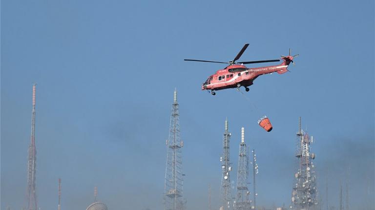 Φωτιά τώρα: Μεγάλη πυρκαγιά στον Υμηττό