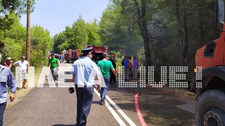 Πυρκαγιά τώρα στην Ηλεία-Δόθηκε εντολή εκκένωσης του χωριού Ξηρόκαμπος