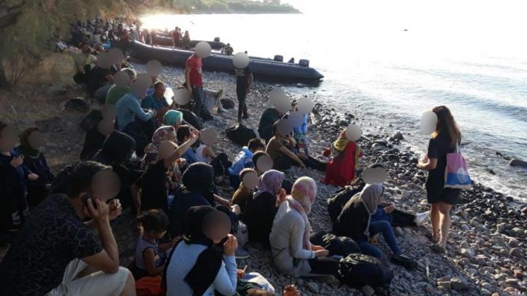 Νέοι πρόσφυγες και μετανάστες έφθασαν στη Λέσβο