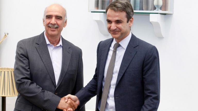 Συνάντηση Κυρ. Μητσοτάκη - Β. Μεϊμαράκη