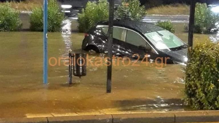 Πλημμύρες στη Θεσσαλονίκη - Χαλάζι σε Τρίκαλα και Ήπειρο - Βροχές και καταιγίδες και σήμερα