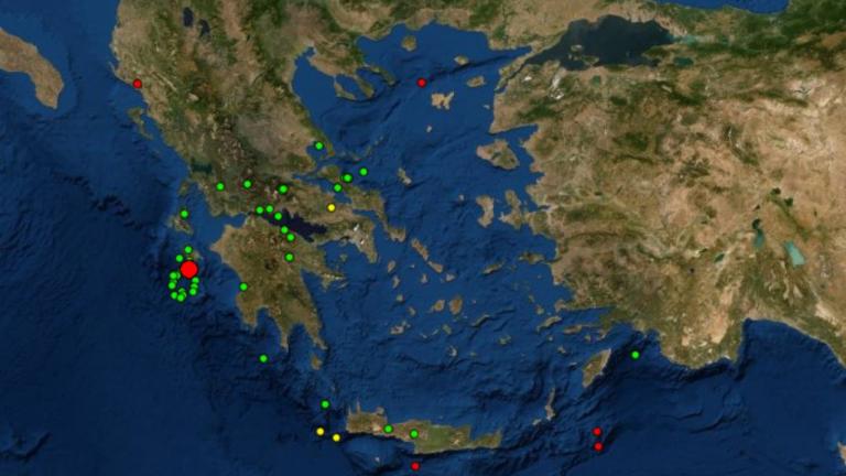 Σεισμός τώρα: Σεισμική δόνηση στη Ζάκυνθο