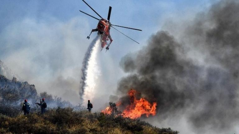 Φωτιά τώρα: Υπό μερικό έλεγχο η φωτιά που μαίνεται από την Κυριακή στους Προμάχους Πέλλας