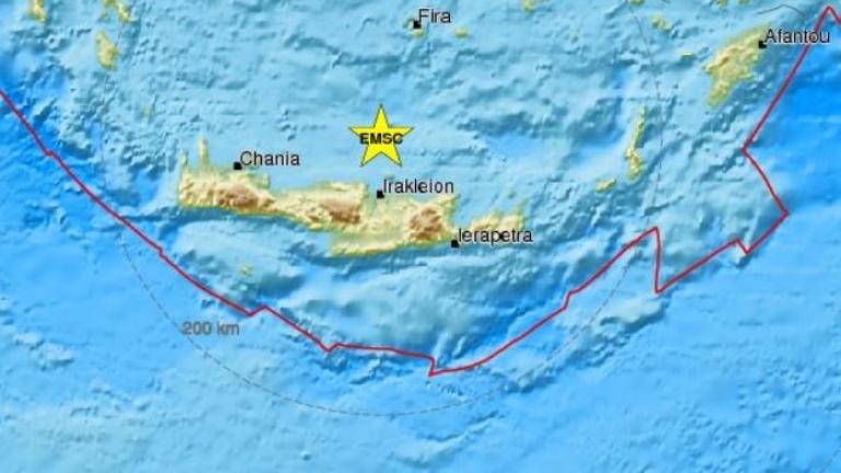 Σεισμός 4,1 Ρίχτερ στην Κρήτη 