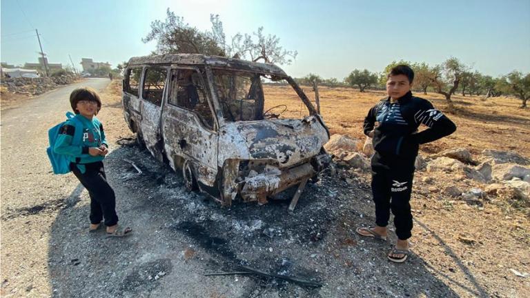 Οι πρωτές φωτογραφίες από την περιοχή που οι Αμερικανοί σκότωσαν τον αρχηγό του ISIS