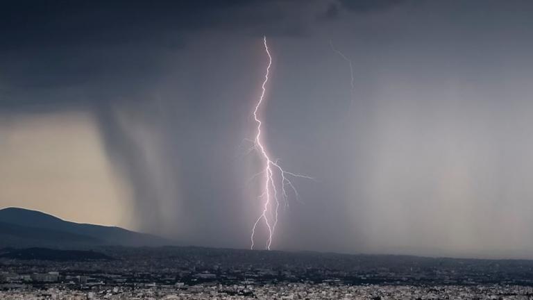 Έκτακτο δελτίο επιδείνωσης του καιρού με καταιγίδες και ισχυρούς ανέμους 