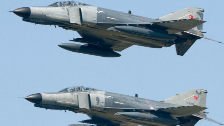 Υπερπτήσεις τουρκικών μαχητικών πάνω από Μακρονήσι και Ανθρωποφάγους 