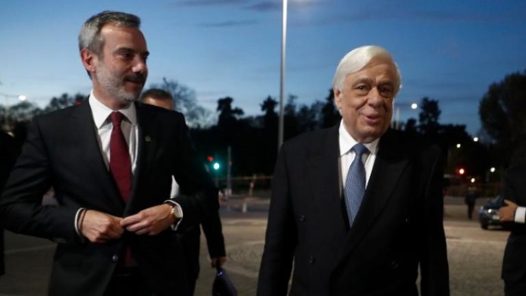 Συνάντηση του Προκόπη Παυλόπουλου με τον δήμαρχο Θεσσαλονίκης Κωνσταντίνο Ζέρβα